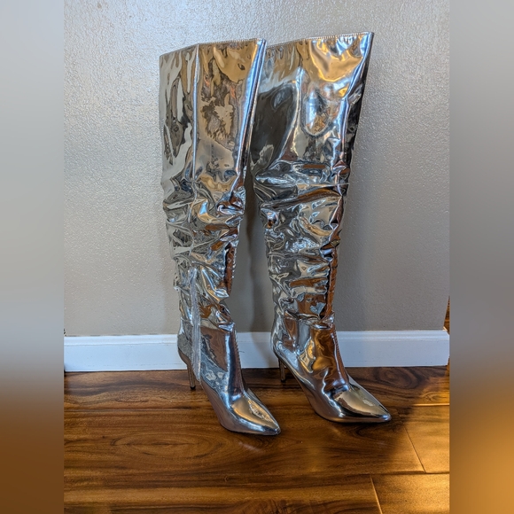 INC Womens Iyonna Zipper Slouchy Tall Over-The-Knee Boots | Size 7M NWOB - Picture 6 of 9